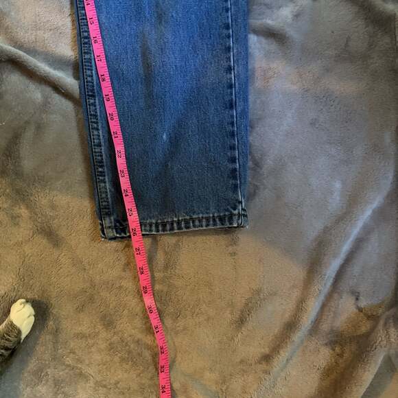 Levi's‎ 505 Regular Fit Jeans Men's 36x29 Blue Denim - Picture 6 of 8